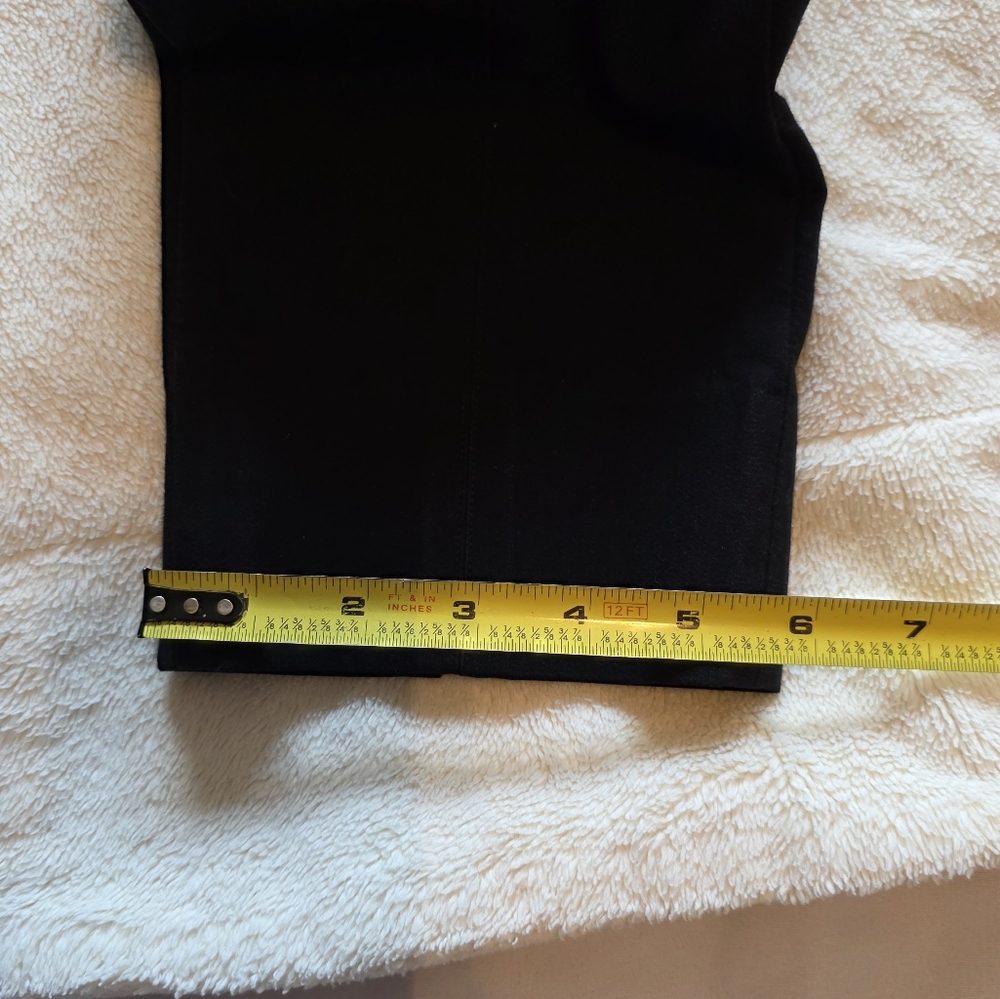 Vince Stitch Front Seam Ponte  Black Dress Pants Size Medium - Picture 10 of 14